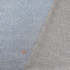 Cotton Printed Fabric - Denim Stripe