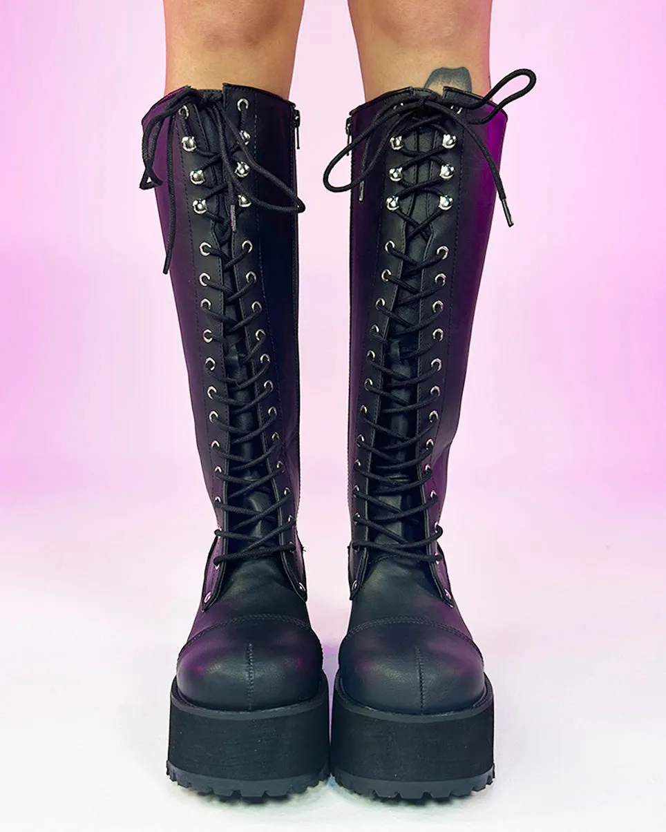 Demonia Ranger Knee High Boots