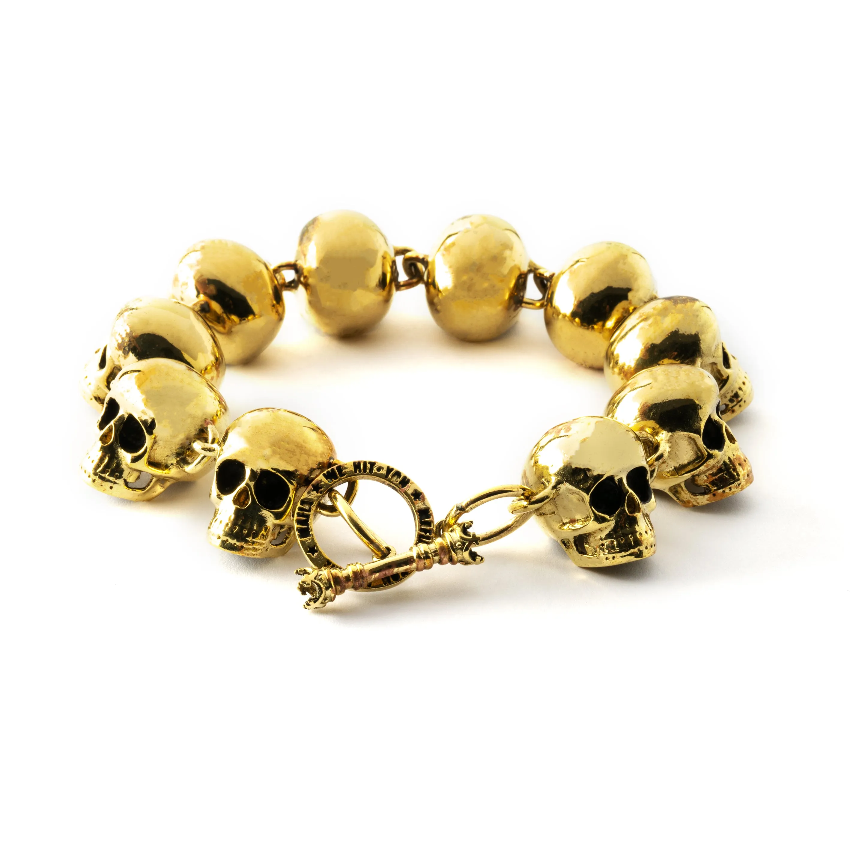 Linked Skulls Bracelet