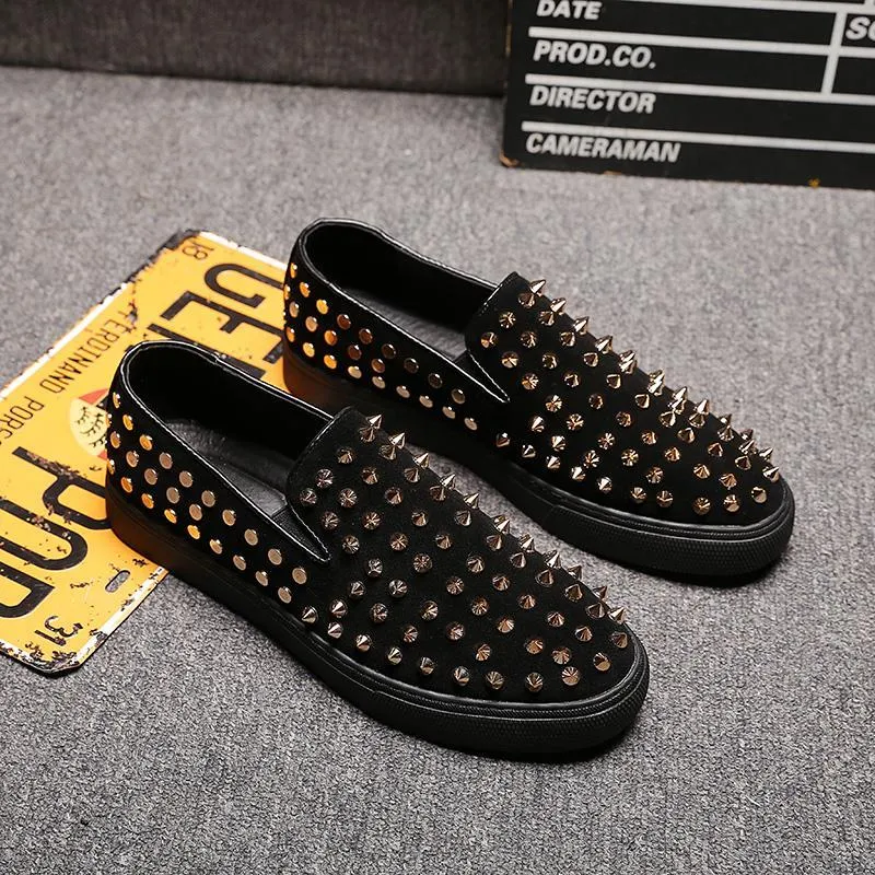 Men's Slip-on Rivets Loafers