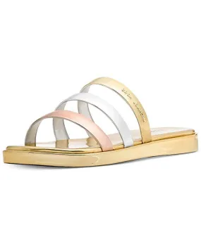 MICHAEL Michael Kors Keiko Slide Gold / Silver Sandal (Women)