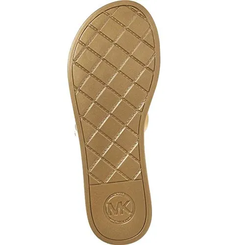 MICHAEL Michael Kors Keiko Slide Gold / Silver Sandal (Women)